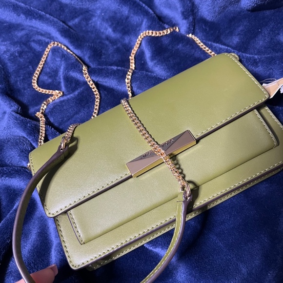 Michael Kors XS Jade Crossbody - Smokey Olive - Picture 3 of 12